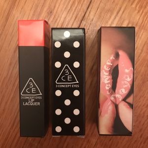 3ce lip stick/lacquer set of 3